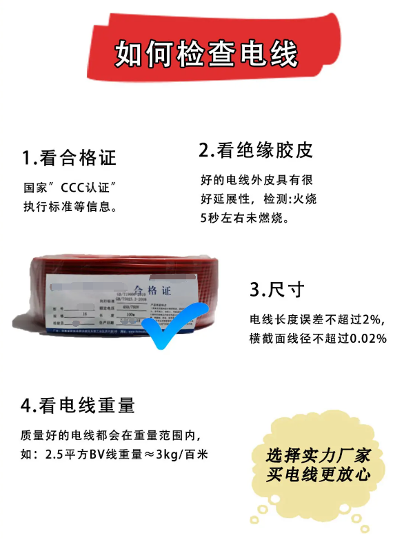 家裝電線如何挑選？